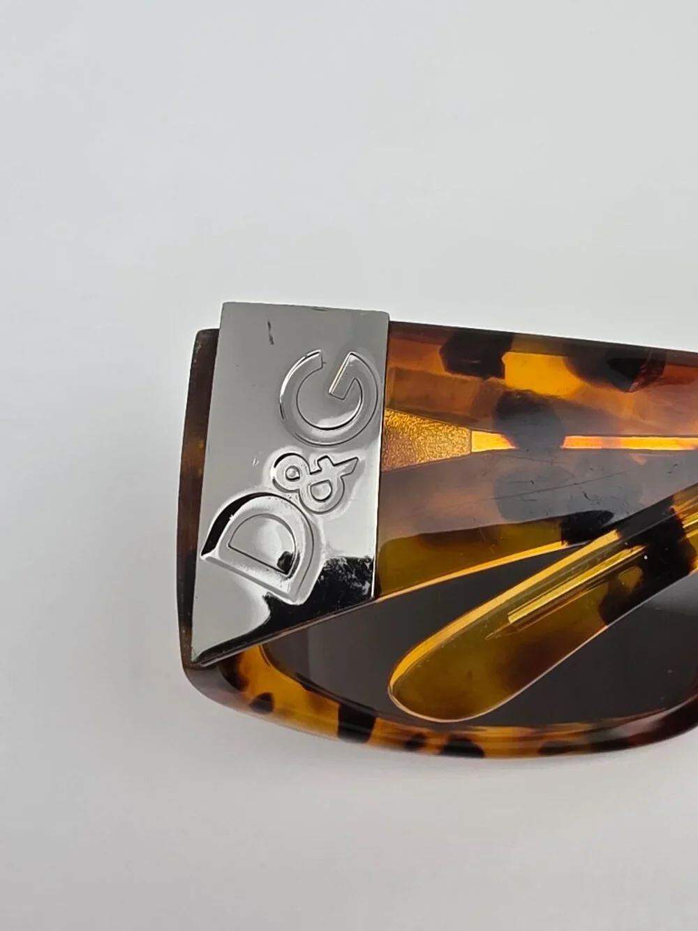 Dolce & Gabbana D&G3001 502/73 Tortoise Frame Grey Lens Sunglasses w/ Case 65mm